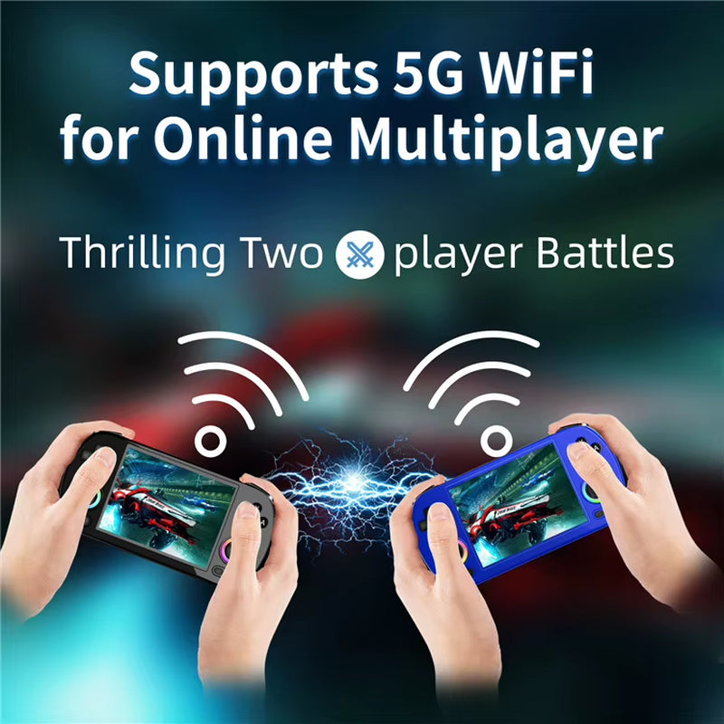 ANBERNIC RG40XX H 64 Bit Linux Retro Handheld Game Console 4.0'' IPS Screen Supports 5G Wifi BT HD-TV Output RG40XXH for PSP PS1